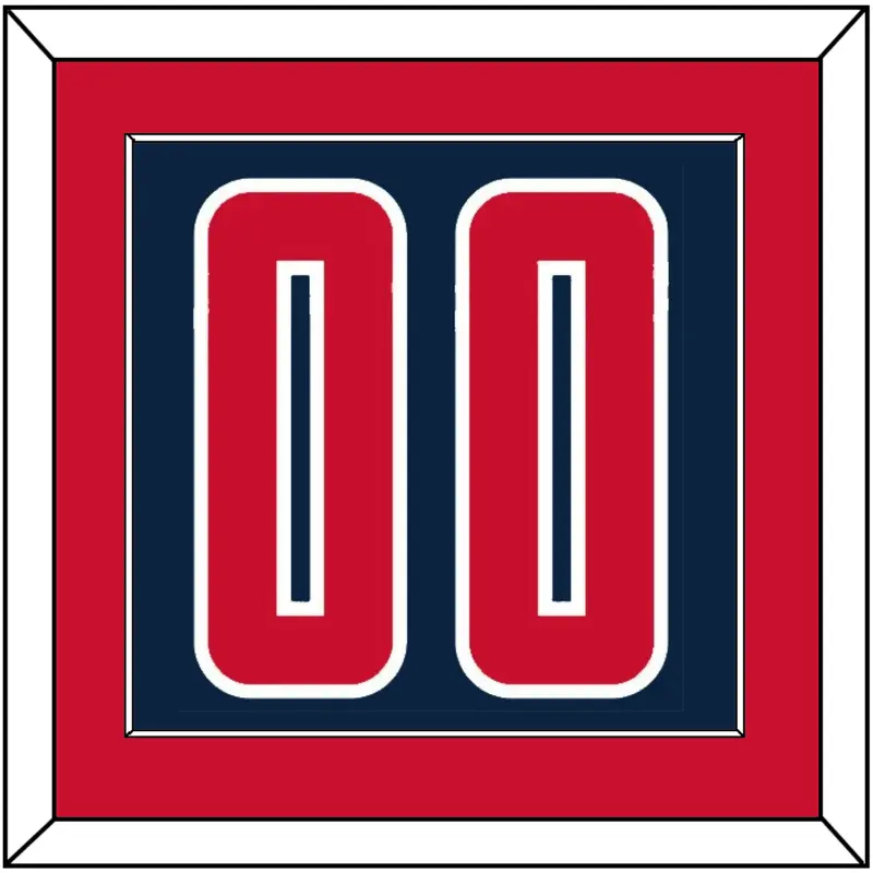 Washington Number - Blue Icon - Single Mat 2