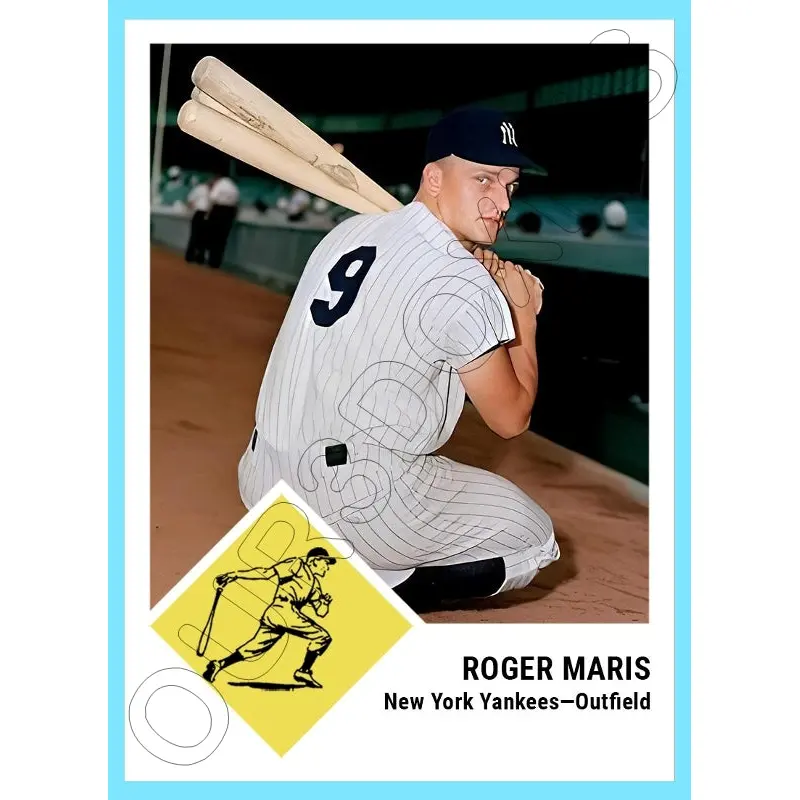 Roger Maris 1963 Fleer Custom Card - 4330
