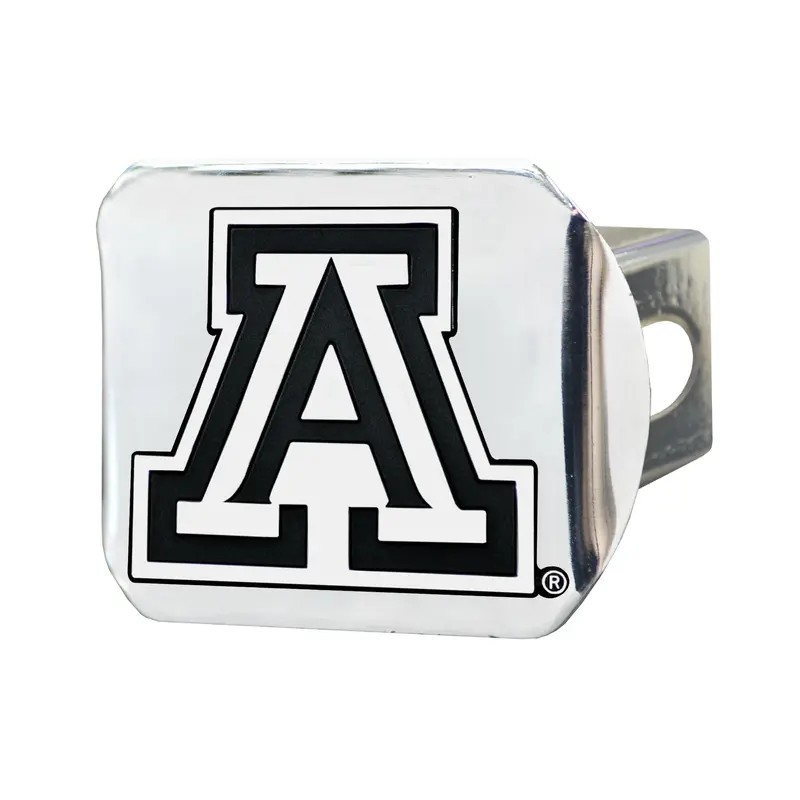 University of Arizona Chrome on Chrome Hitch Cover
