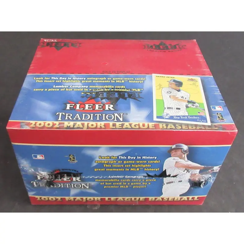 2002 Fleer Tradition Baseball Box (Retail) (24/10)