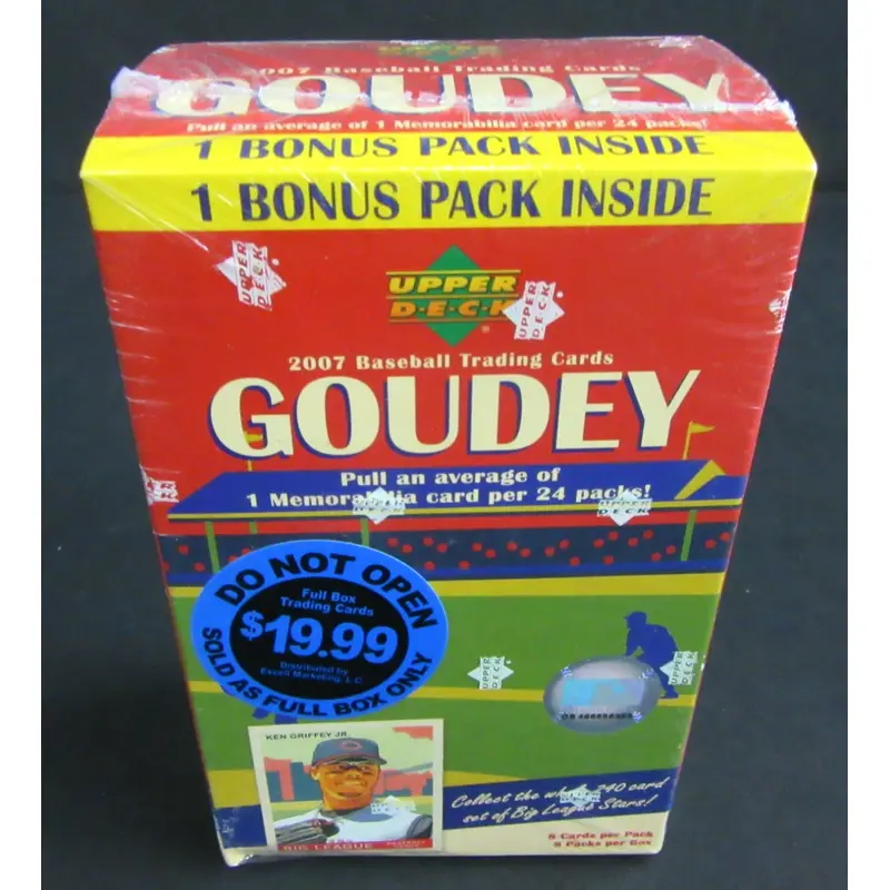 2007 Upper Deck Goudey Baseball Blaster Box (8/8)
