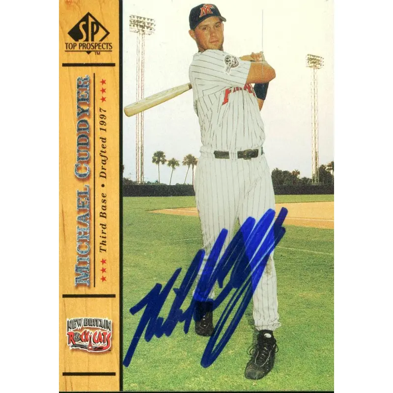 Twins Michael Cuddyer Authentic Signed Card 2000 SP Top Prospects RC #37 w/ COA