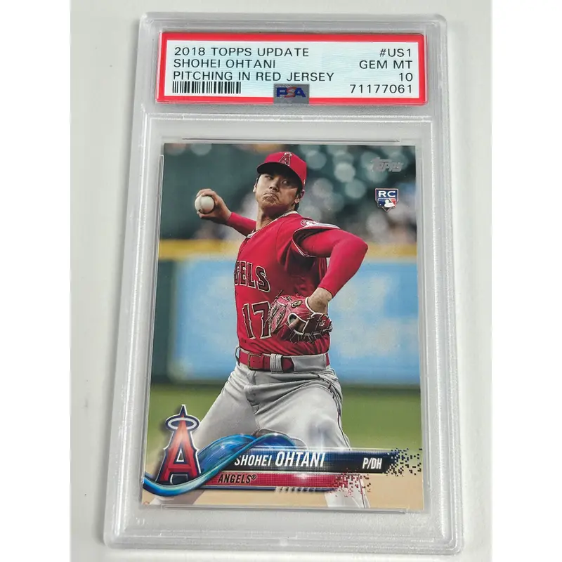 Shohei Ohtani 2018 Topps Update #US1 PSA 10 Gem Mint 7061