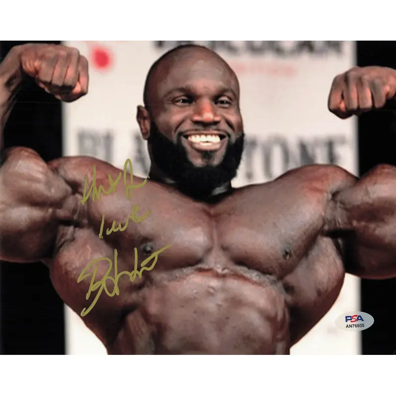 Akim Williams signed 8x10 photo PSA/DNA Autographed Bodybuilder