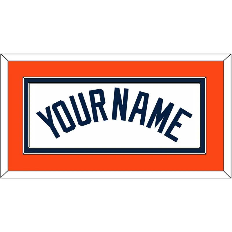 Detroit Name - Home White - Double Mat 3