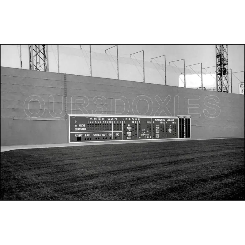 1965 Fenway Park Poster 11X17 - Green Monster Boston Red Sox - 1089