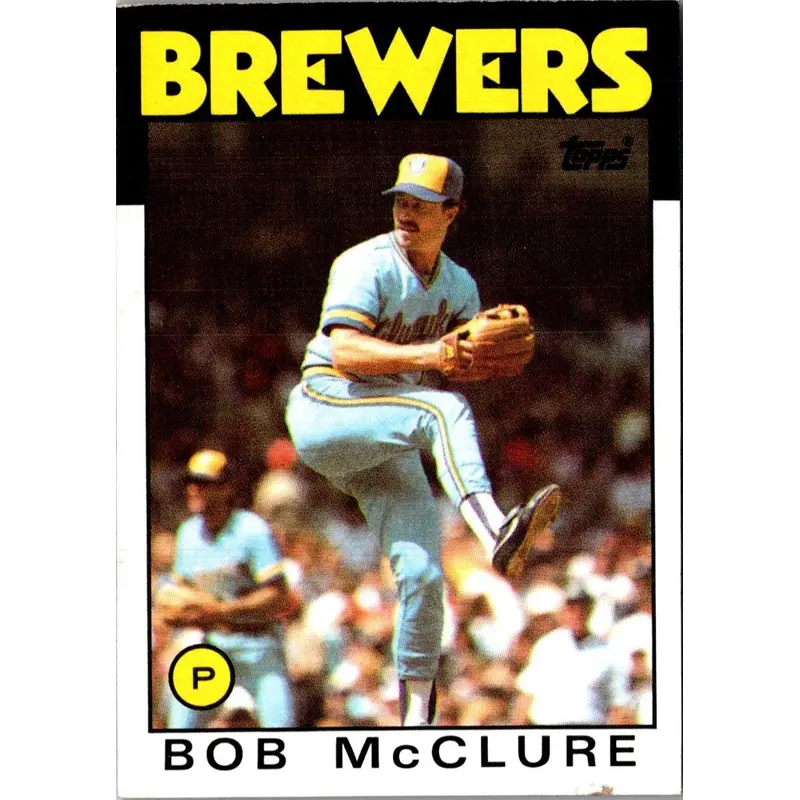 1986 Topps Bob McClure #684