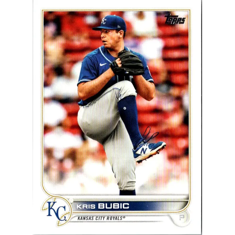 2022 Topps Royal Blue Kris Bubic #626