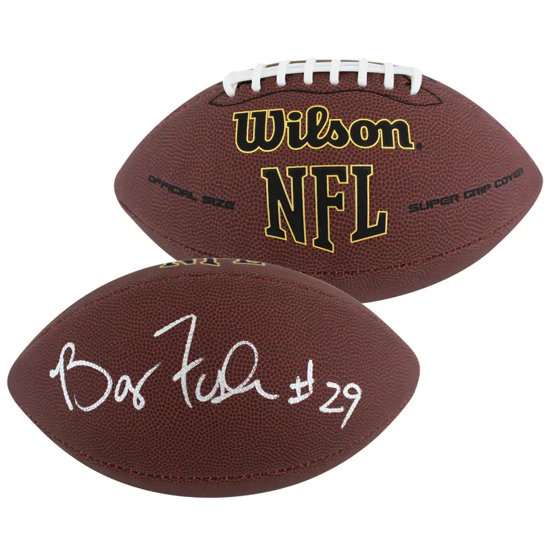 Steelers Barry Foster Signed Wilson Super Grip Nfl Football BAS Witnessed