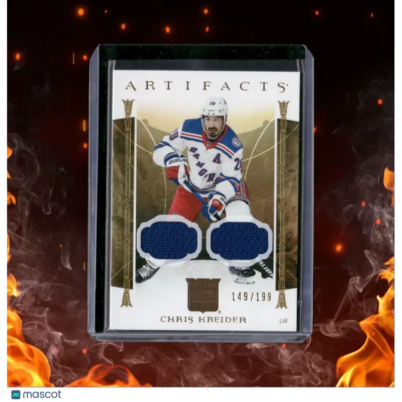 2022-23 Upper Deck Artifacts Chris Kreider Dual Jersey 149/199 #122