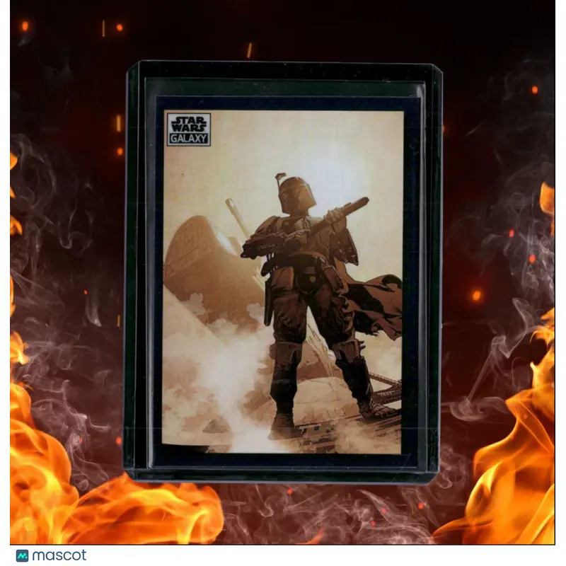 2022 Topps Star Wars Galaxy Chrome The Infamous Boba Fett Refractor #53