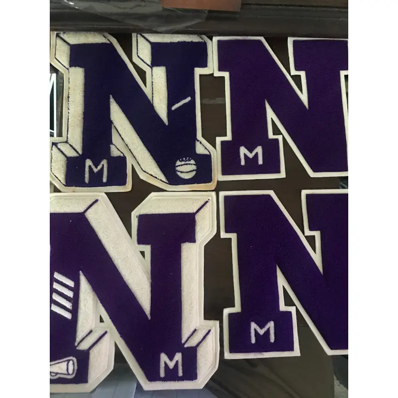 (4) Vintage New Market, Indiana HS Letter Jacket Patches