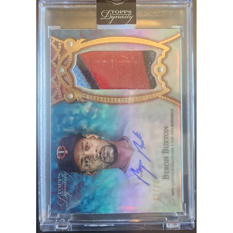 Byron Buxton 2022 Topps Dynasty BB1 Patch Auto #2/10