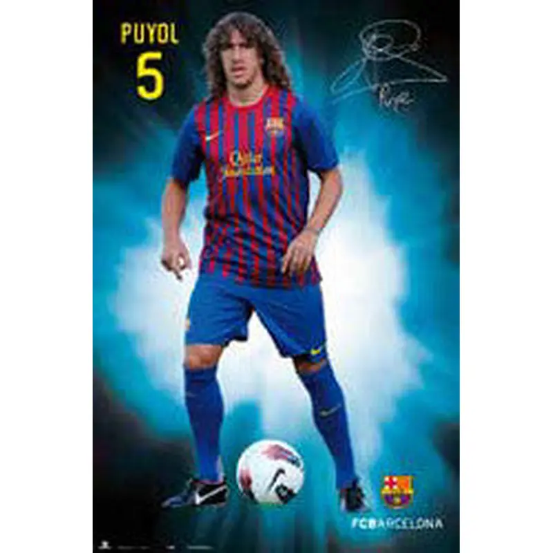 Carles Puyol "Signature Series" FC Barcelona 2011/12 Poster - G.E. (Spain)