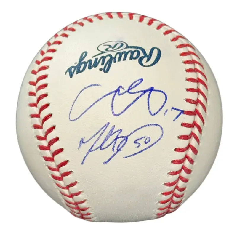 2024 Los Angeles Dodgers Autographed Official 2024 World Series MLB Baseball - JSA LOA