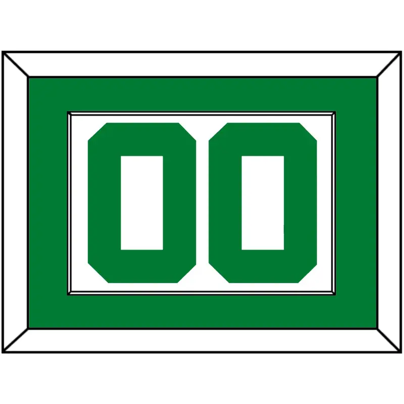 Boston Number - White Association - Single Mat 1