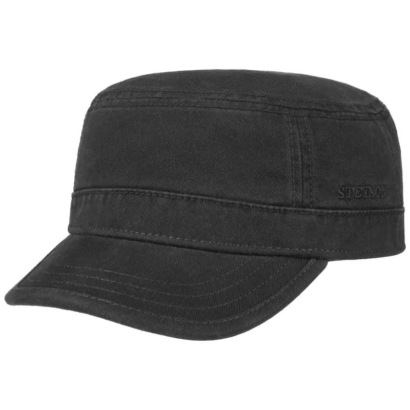 Stetson - Army Cap Cotton - Black