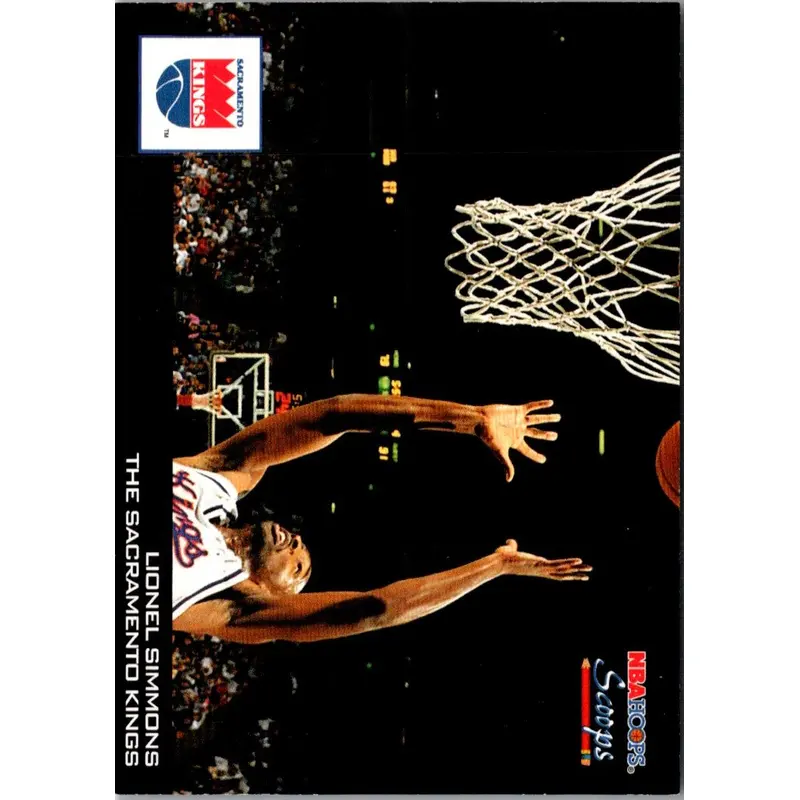 1993 Hoops Scoops Lionel Simmons #HS23