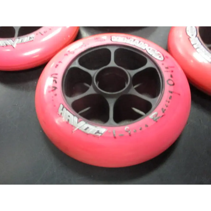 Used Havoc Hyper 110mm Indoor Skate Wheels - Set of 8