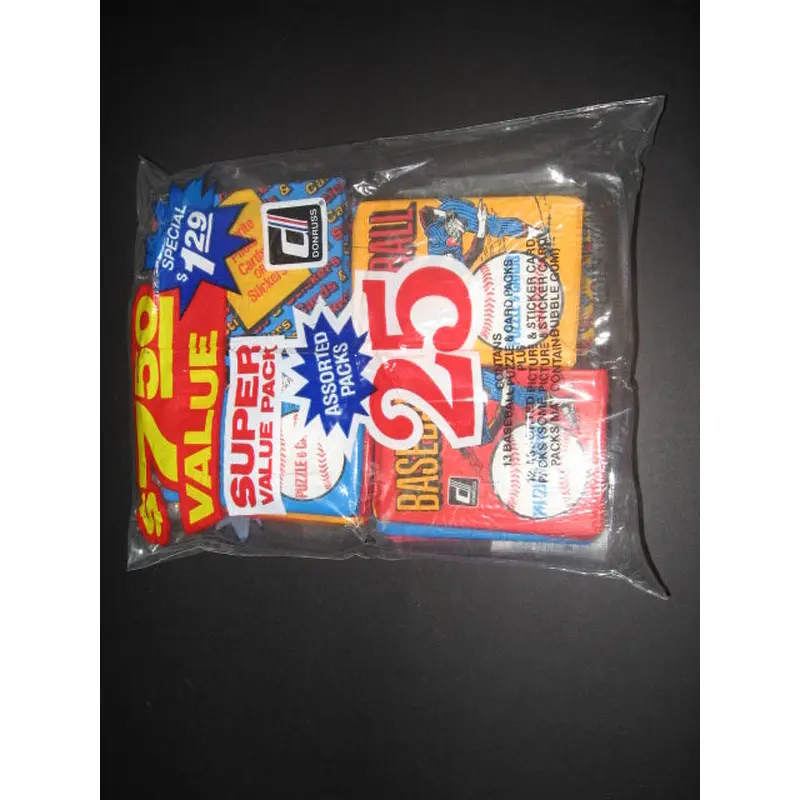 1983 Donruss Baseball Unopened Fun Bag (25 Packs)