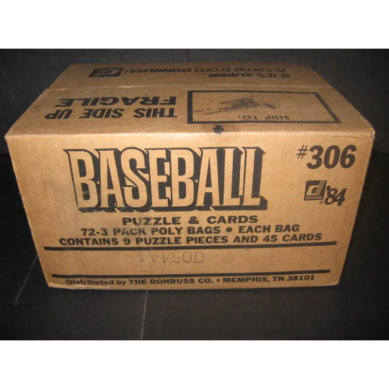 1984 Donruss Baseball Rack Pack Case