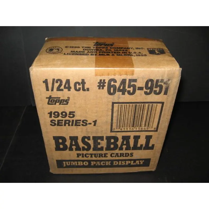 1995 Topps Baseball Series 1 Jumbo Box