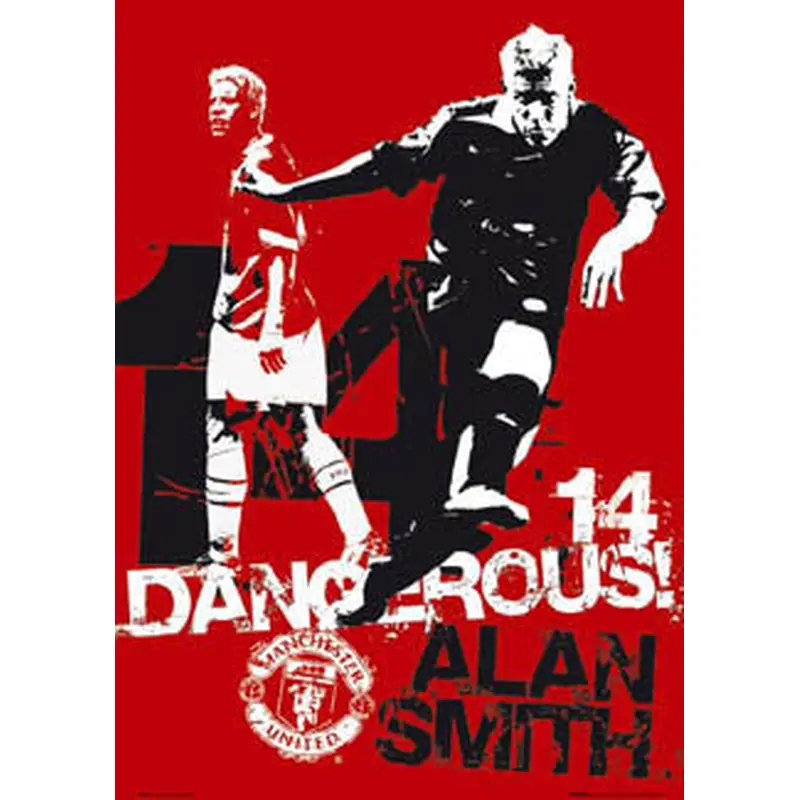 Alan Smith "Dangerous!" - GB Posters 2004