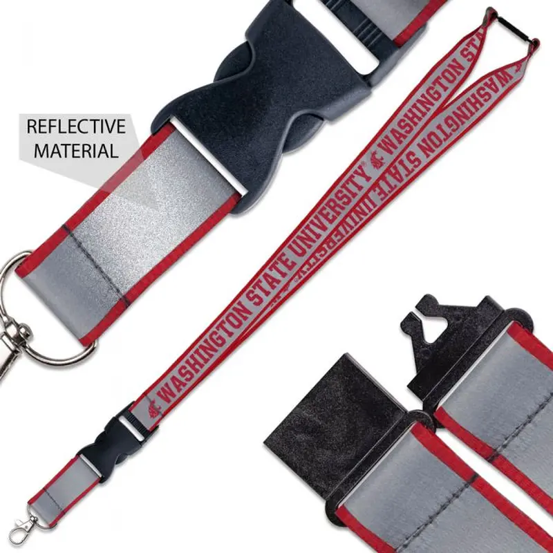 WSU COUGARS REFLECTIVE LANYARD