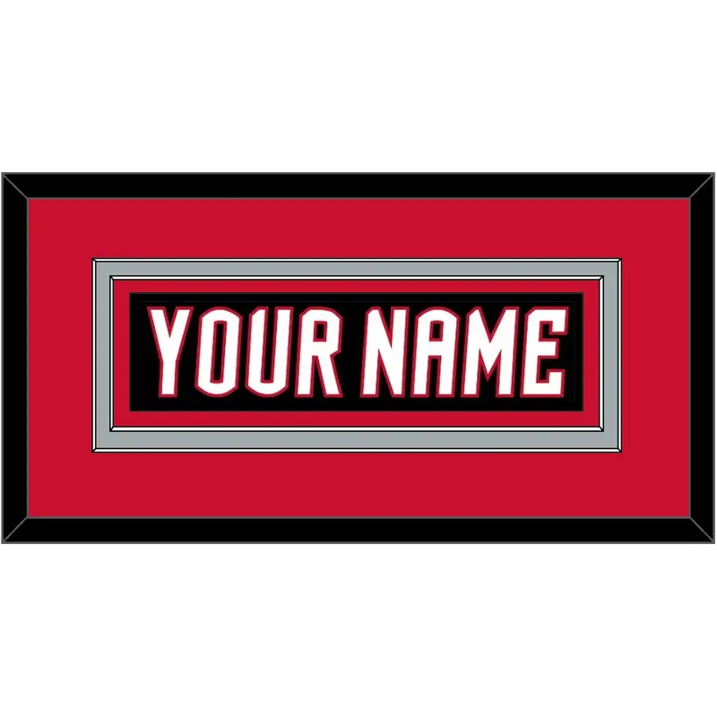 Buffalo Nameplate - Alternate Black - Double Mat 3