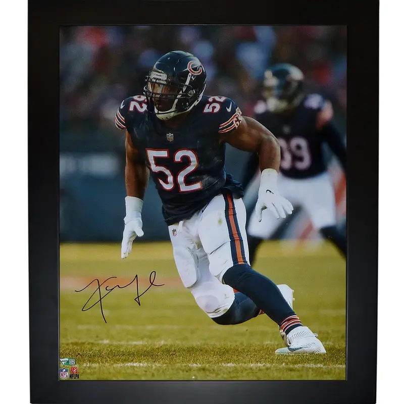 Khalil Mack Signed Chicago Bears Framed 16x20 Photo - Fanatics