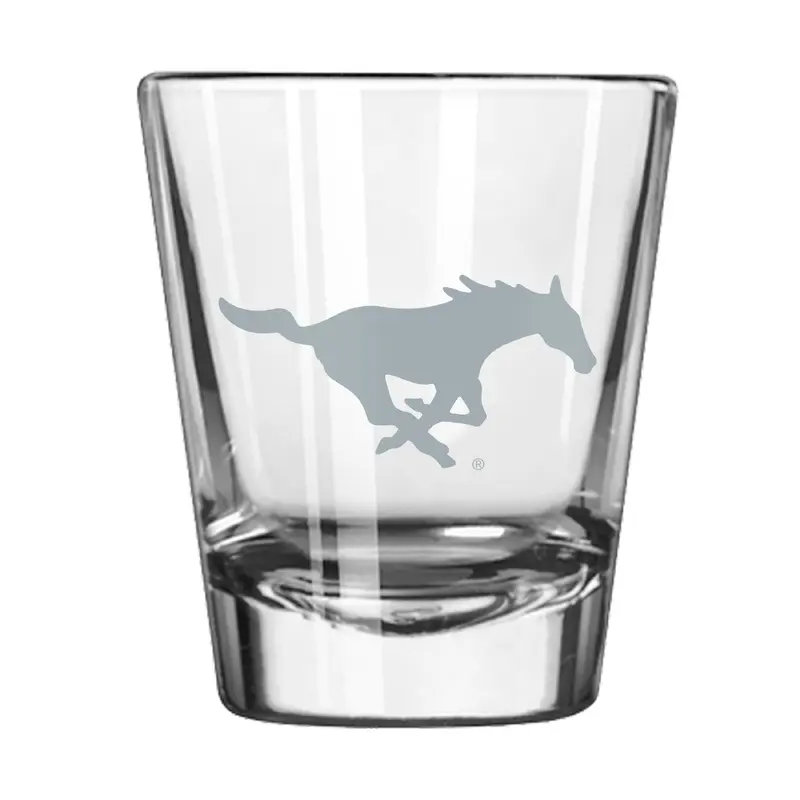 Southern Methodist 2oz Frost Shot Glass