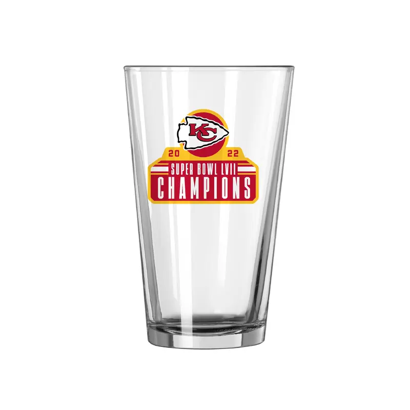 KC Chiefs 16oz SB Champions Pint Glass