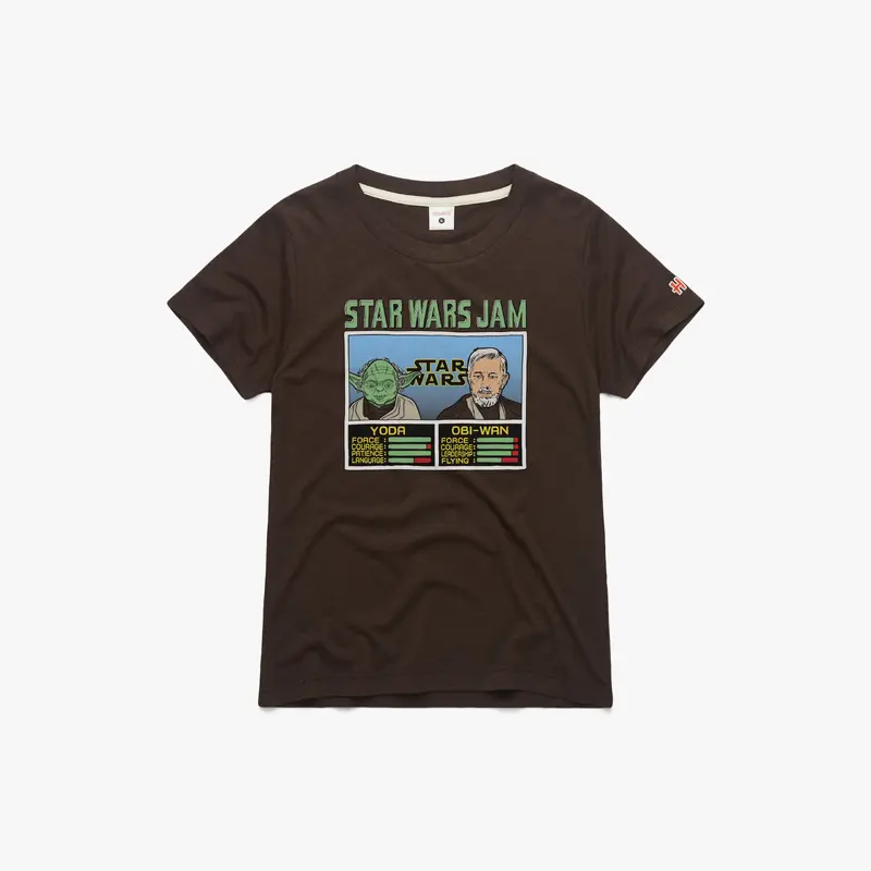 Women's Star Wars Jam Yoda And Obi-Wan