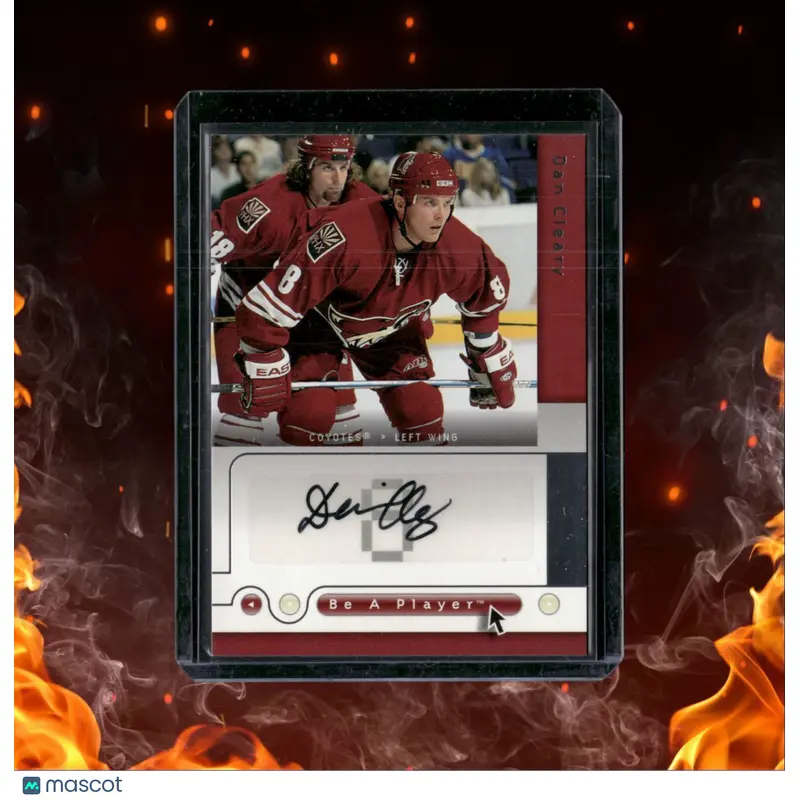 2005-06 Upper Deck Be a Player Signature Daniel Cleary Auto #DC
