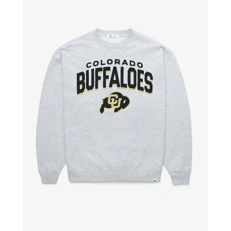 COLORADO BUFFALOES CAMPUS ARCH CLOUD '47 OVERSIZED CREW WOMENS