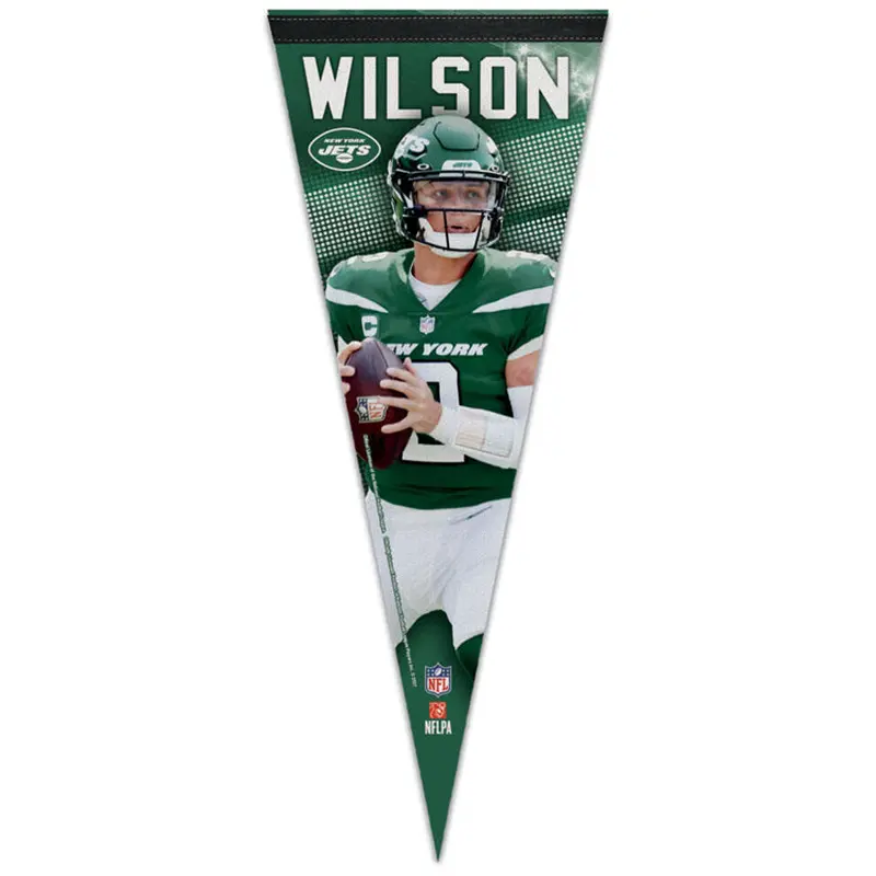 Zach Wilson NFL Action Series New York Jets QB Premium Felt Pennant - Wincraft