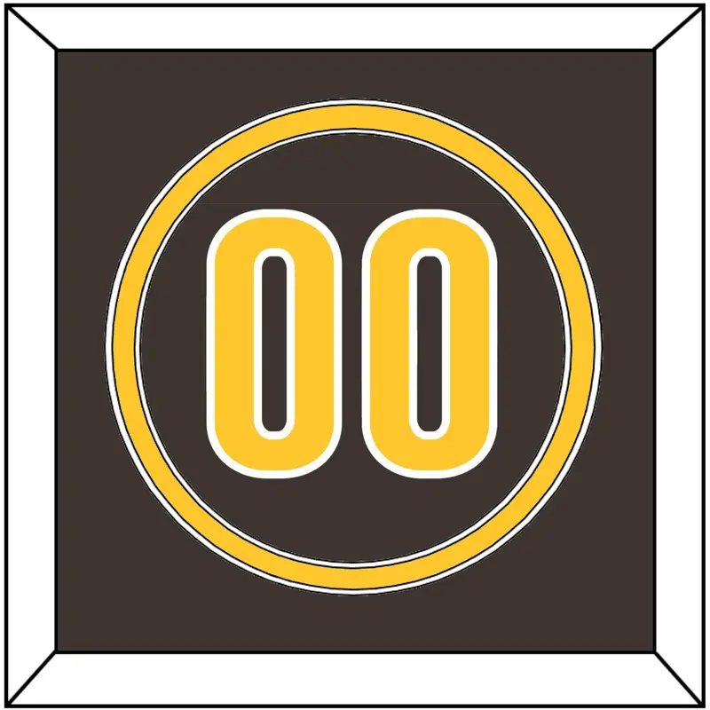 San Diego Number - Alternate Brown - Double Mat 2