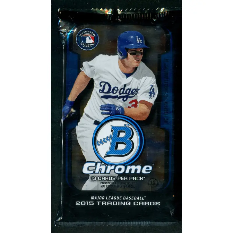 2015 Bowman Chrome Baseball Unopened Jumbo Pack (Hobby) (13)