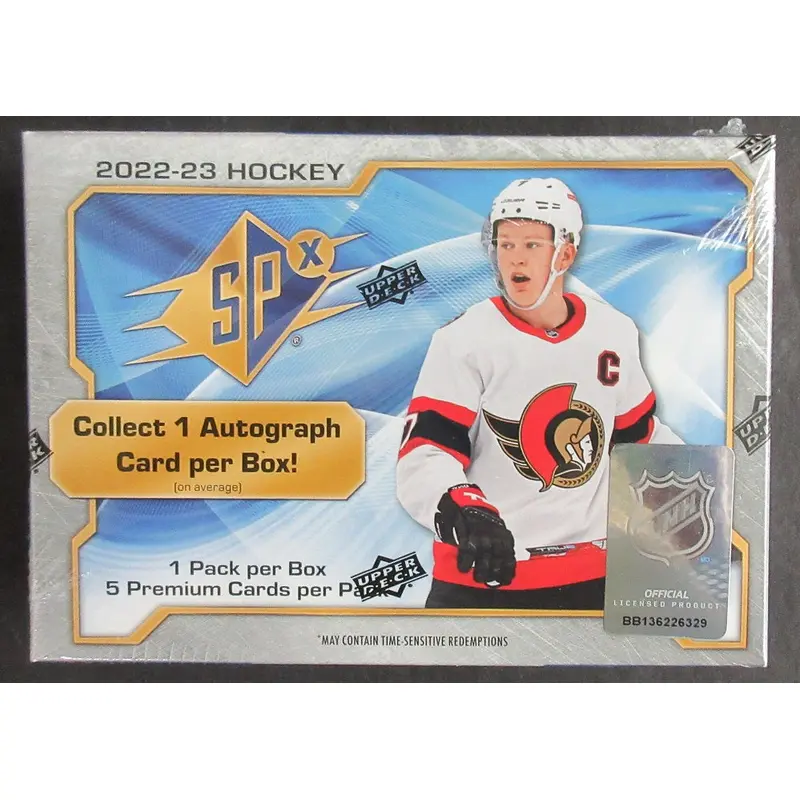 2022/23 Upper Deck SPX Hockey Box (Hobby) (1/5)