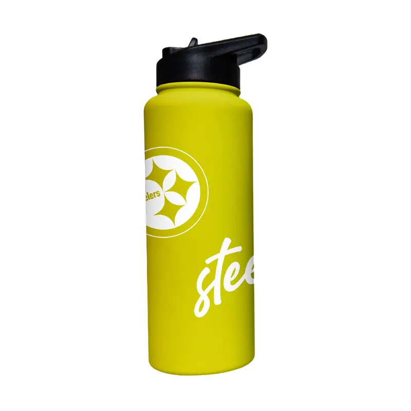 Pittsburgh Steelers 34oz Cru Bold Soft Touch Quencher