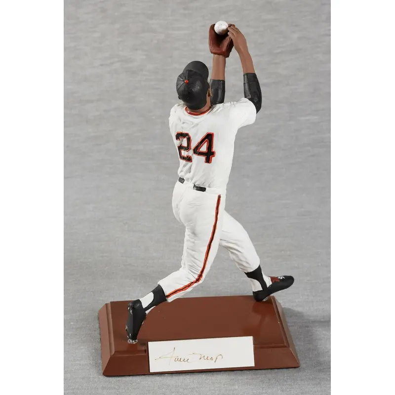 Willie Mays Signed Autographed "The Catch" Salvino Figurine Statue With COA