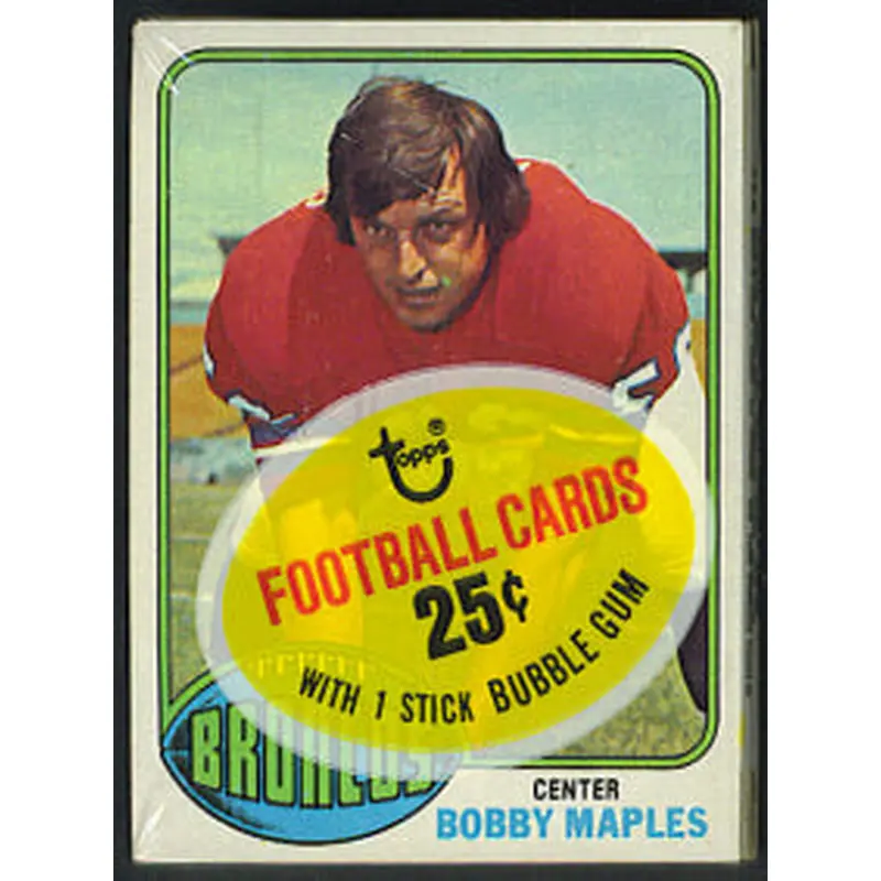 1976 Topps Football Unopened Cello Pack