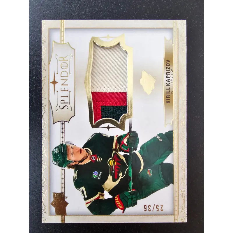 2022-23 Upper Deck The Cup - Splendor Patch - Kirill Kaprizov #SP-KK /36