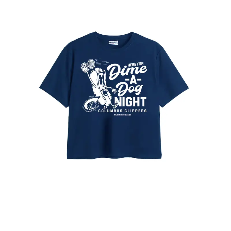 Columbus Clippers Where I'm From Women's Dime A Dog Easy Tee