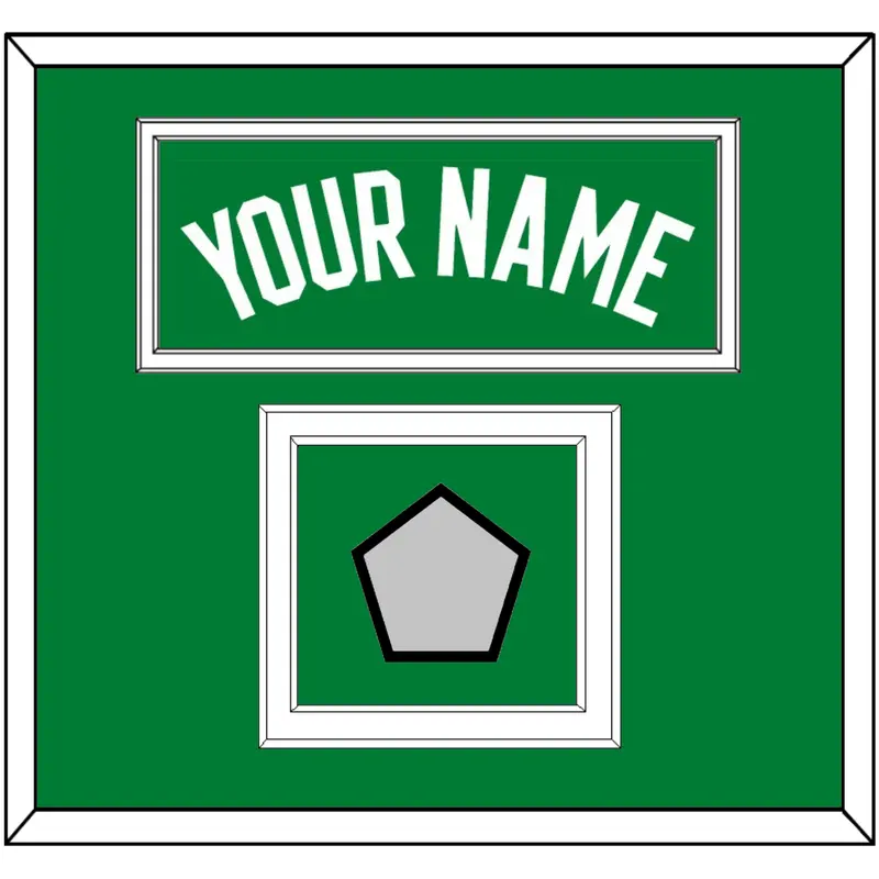 Boston Name & Finals Patch - Green Icon - Double Mat 2