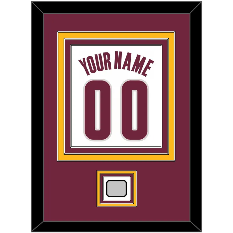 Cleveland Name & Number With Finals Patch - Home White (2010-2017) - Triple Mat 2
