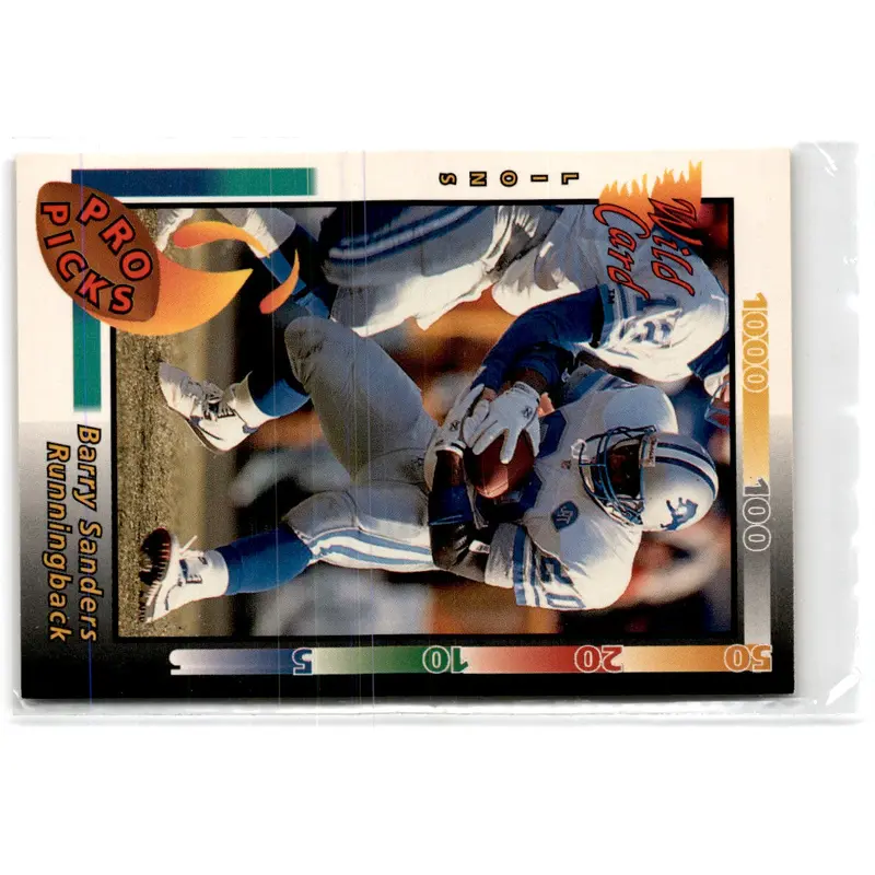 1992 Wild Card Pro Picks Barry Sanders #7