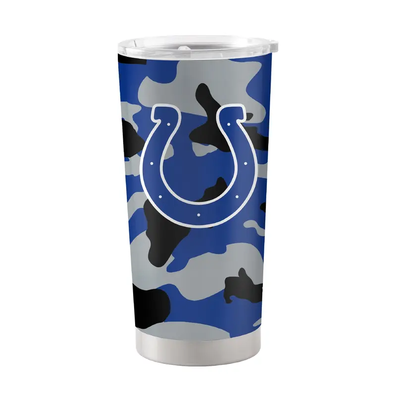 Indianapolis Colts 20oz Camo Stainless Tumbler