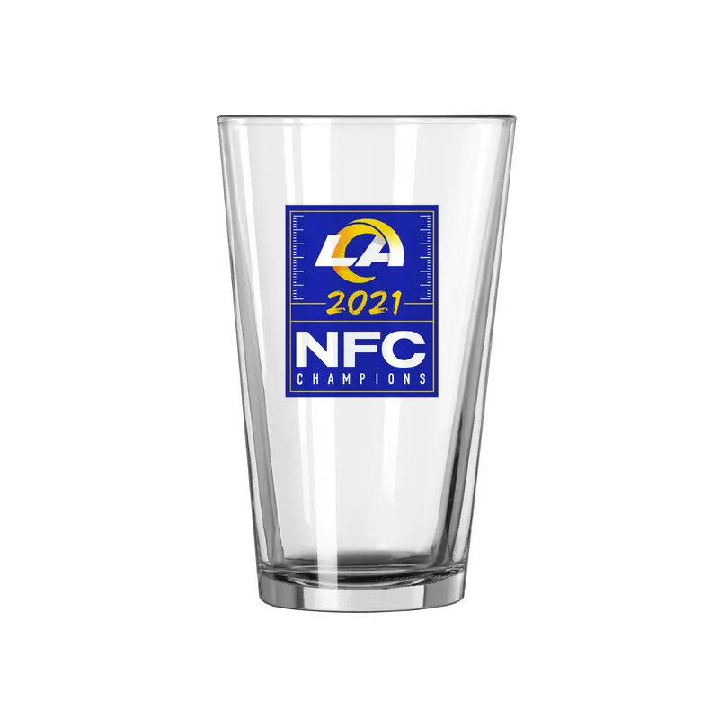LA Rams 16oz Conference Champs Pint Glass