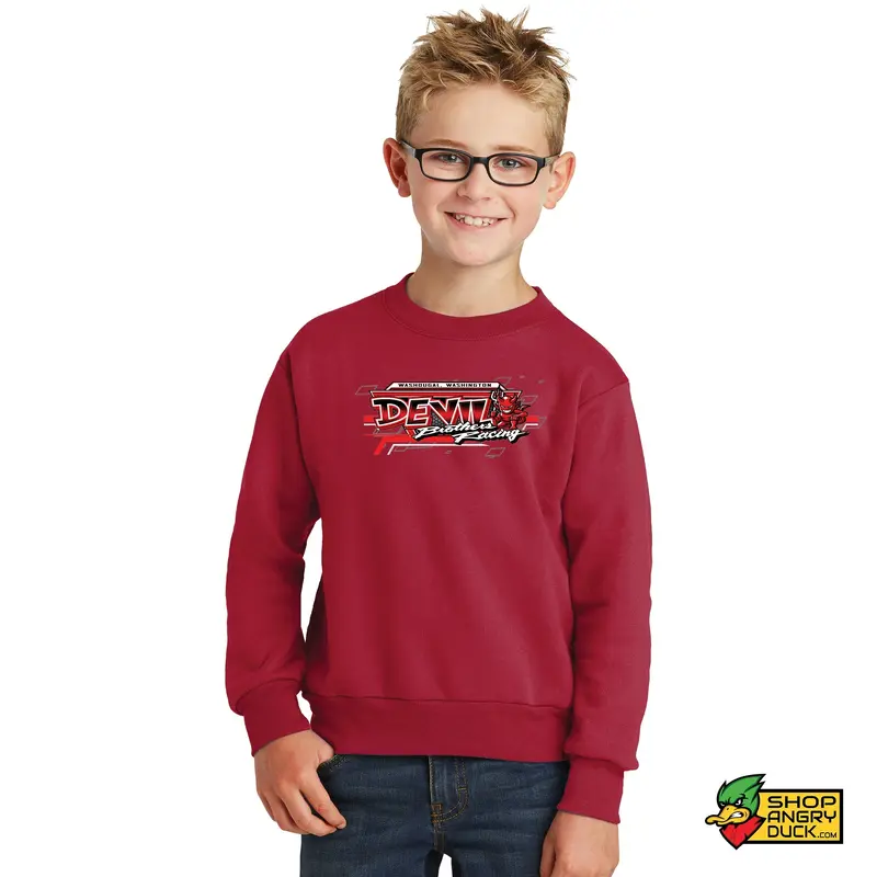 Devil Brothers Racing Youth Crewneck Sweatshirt
